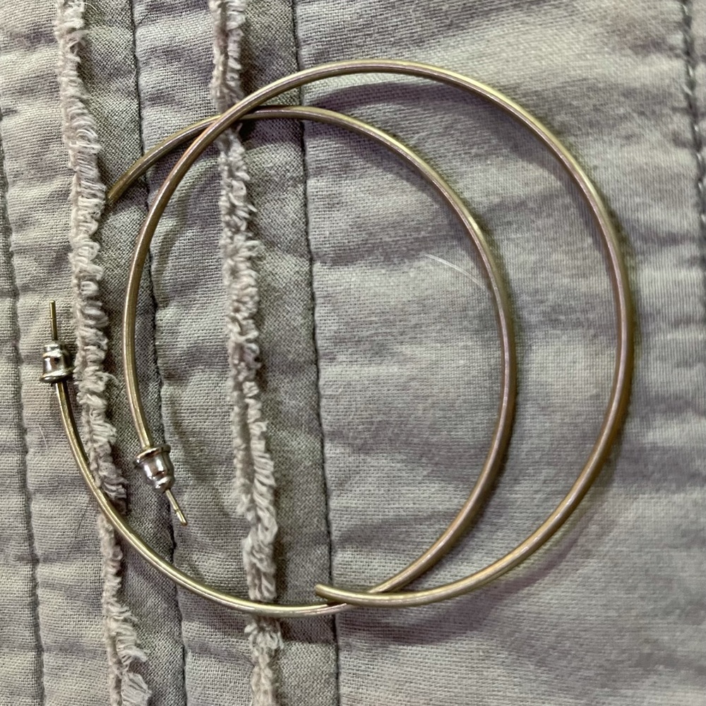 Noonday Silver Hoop Earrings